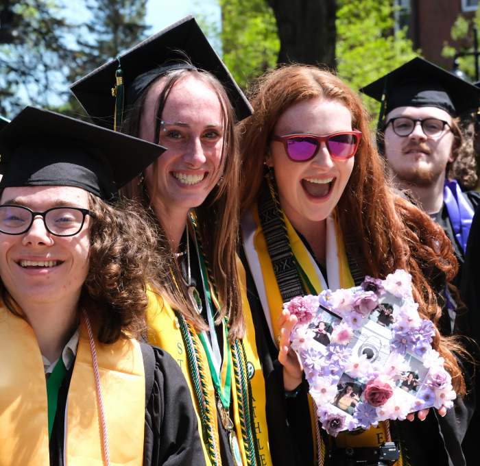 Commencement 2026 with undergraduates
