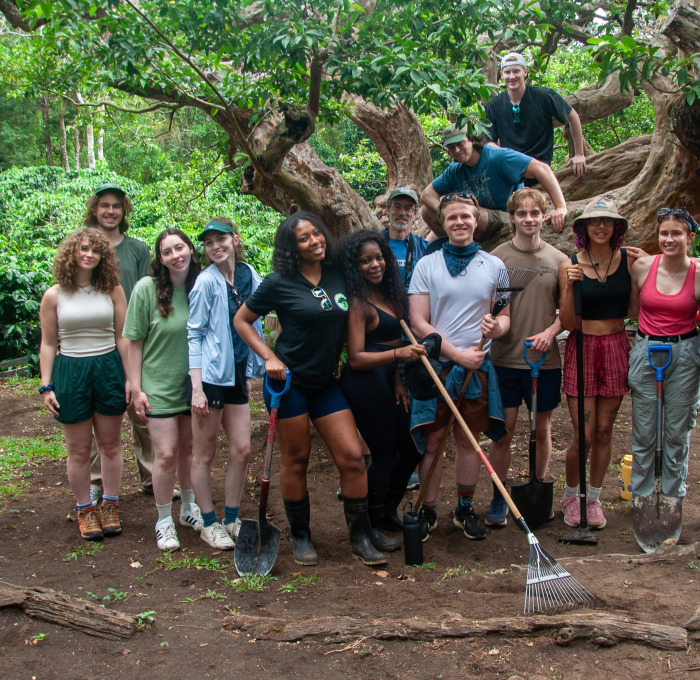 Students in the forest in Costa Rica May 2026