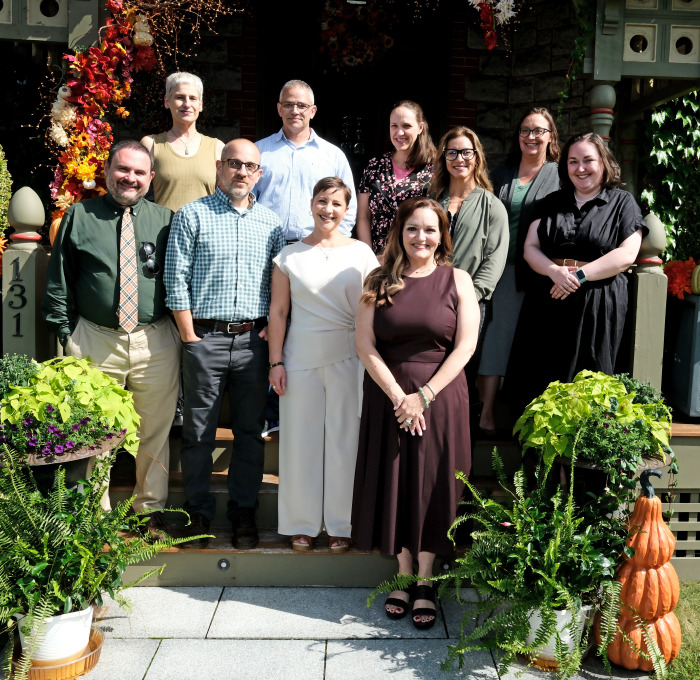 Presidential Fellows at President Hodge's house