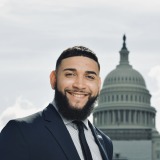 Oscar Burgos Pimentel interning in Washington DC