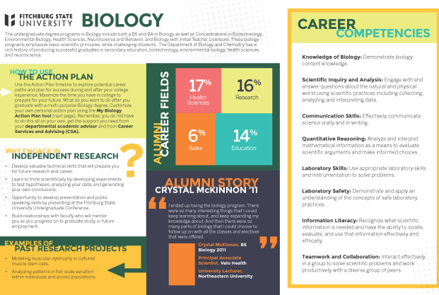 Example of Career Action Plans links to all the action plans are in the text below