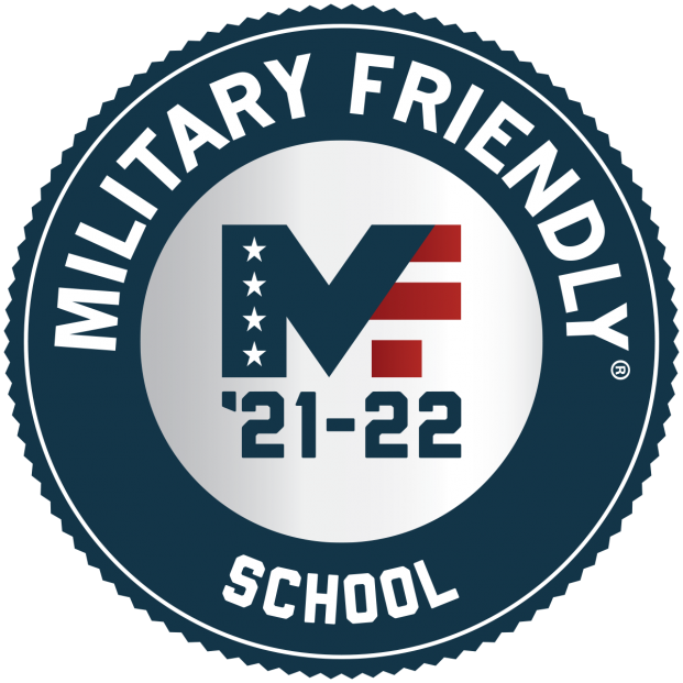 Logo for Military Friendly 2021-22