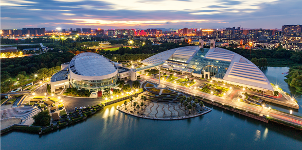 Ariel view of Zhejiang University in China part of our study abroad program