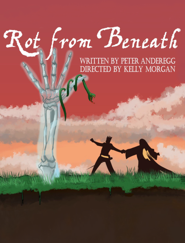 Poster for theatrical production Rot from Beneath