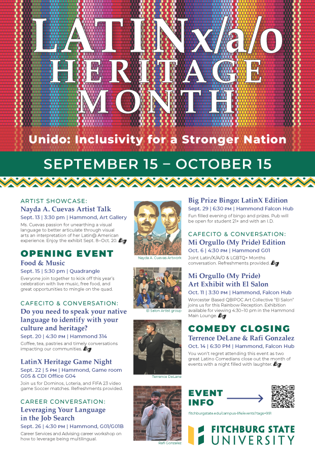 Poster for Latinx Heritage Month 2022