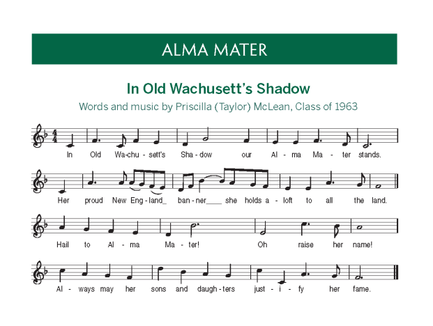 University Alma Mater sheet music with words