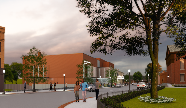 Rendering of theaterLAB exterior