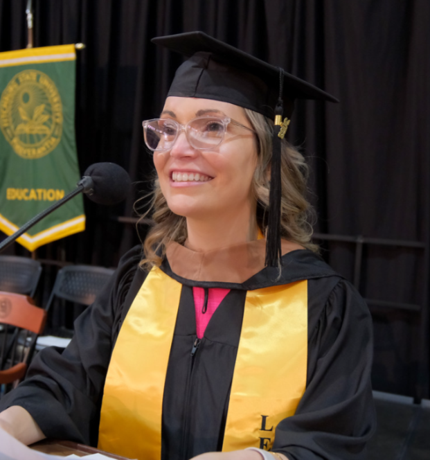Stephanie Tsacogianis Grad Student Leadership Award May 2023 speech