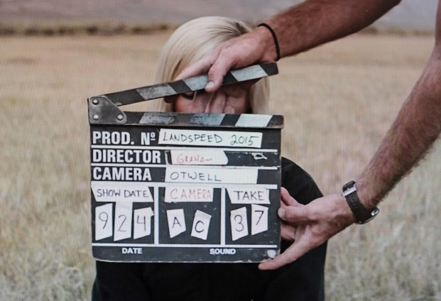 Screenshot of film clapper from alumnus Graham Suorsa