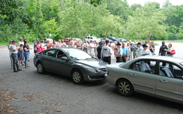 Police program students learn accident investigation techniques