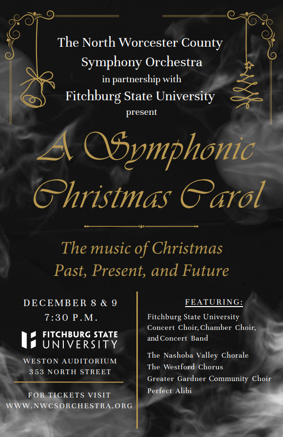 Symphonic Christmas Carol December 2023 poster