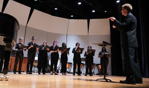 Chamber Choir at Fall Music Mega Mix in Weston