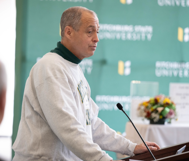Photo of Robert "Biff" Quinn '81 at Alumni Awards 2023