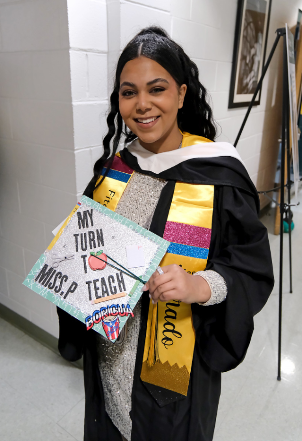 Portrait of Nathacha Santiago Prado at Winter Commencement 2023