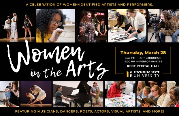 Poster for Women in the Arts 2024