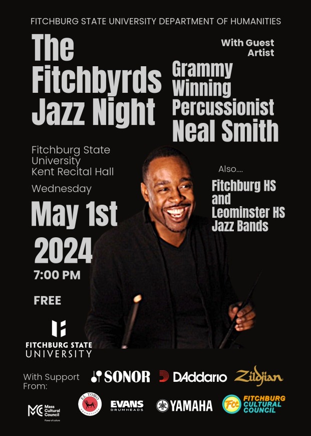 Poster for May 2024 concert with Neal Smith