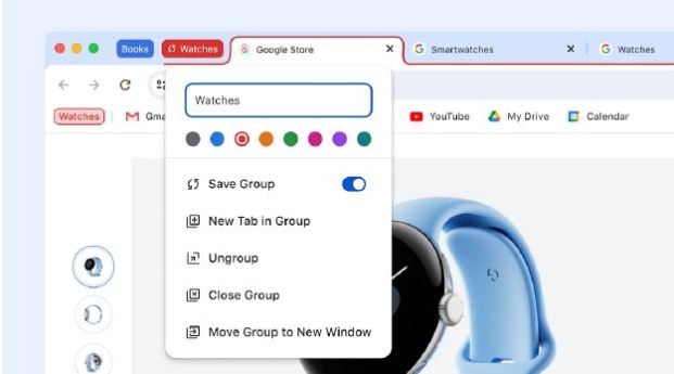 Chrome Tab Groups