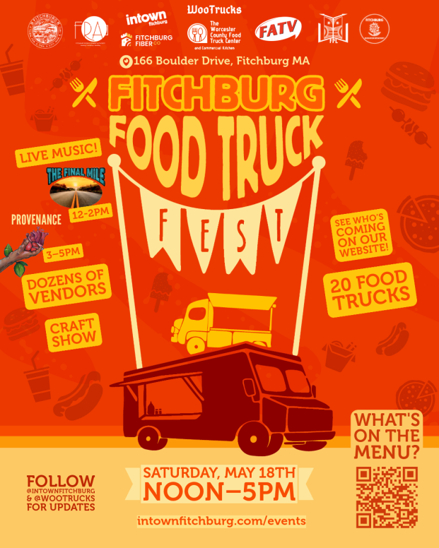 Poster for Fitchburg Food Truck Fest May 2024