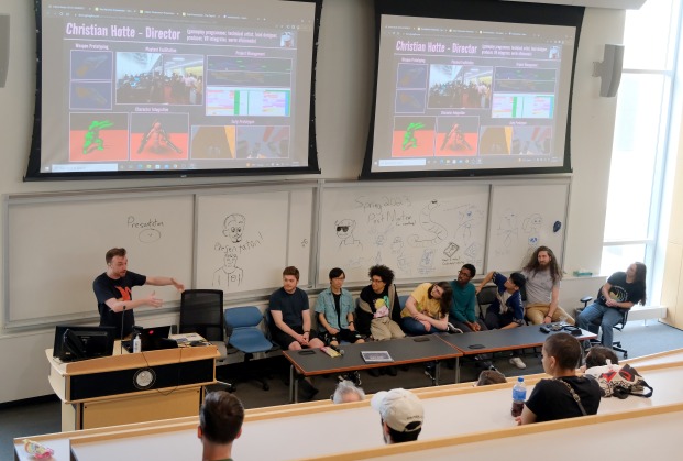 Game Design post mortem panel of students