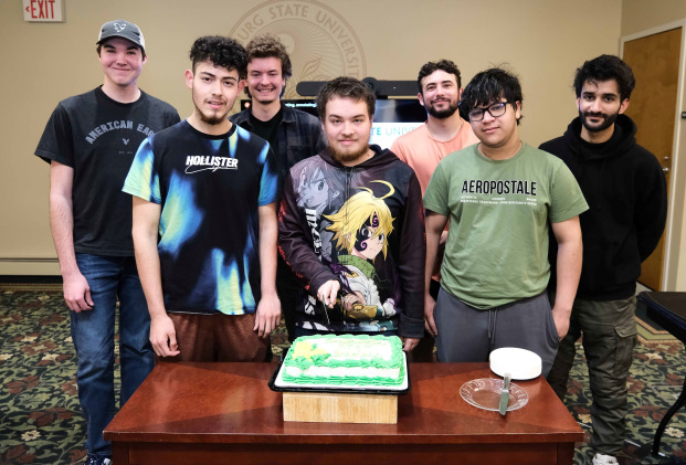 Students at National Science Foundation (NSF) S-STEM Program Year 1 Wrap Up and Celebration.