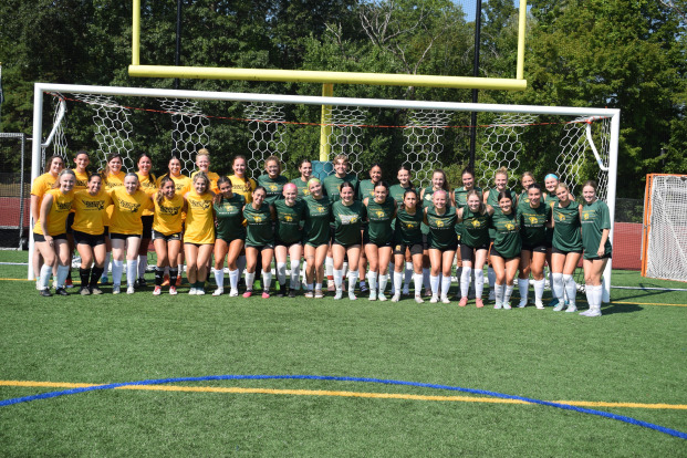 2025 Women's Soccer Alumni Game Group Photo
