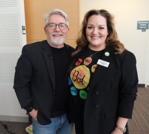 Peter Reynolds and Donna Hodge at Hammond Hall discussion
