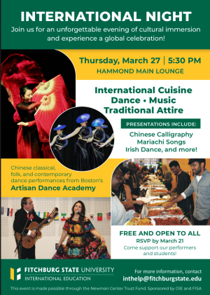 Poster for 2025 International Night