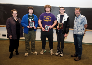 10th grade student award winners from 2025 Haskins Mathematics Contest