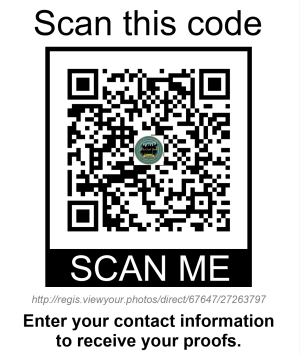 QR code for commencement photos 2025