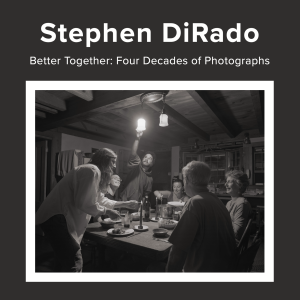 Stephen DiRado Catalog Cover family at a dinner table