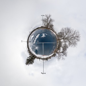 Blue Planet by artist Ricardo Barros