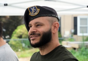 The Sour Sergeant Daniel Alicea, student and veteran running lemonade stand