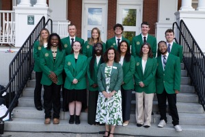 Christine Dee with the Presidential Ambassadors for the showcase
