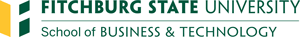 Fitchburg State University School of Business and Technology stacked color logo
