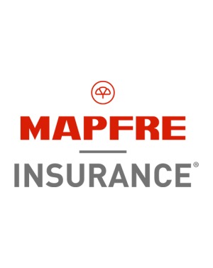 MAPFRE Insurance logo stacked.