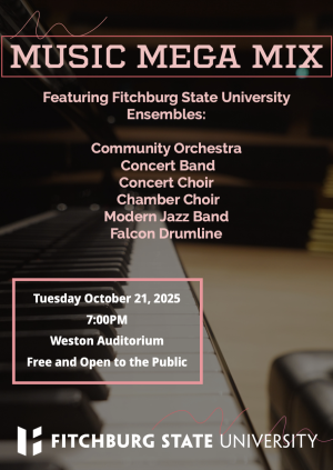 Mega Mix flyer performances and community orchestra