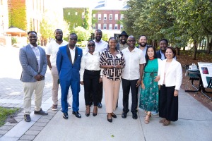 Mary Nankya joined by family and friends at Alumni Awards, Young Alumni
