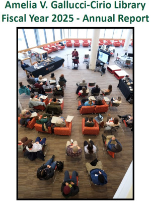 Title Page of the Library's AY25 Annual Report