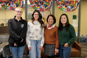 International student Lisa Lech with the Office of International Education