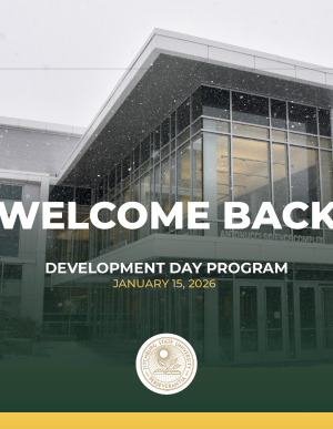 Cover of Development Day Jan 2026 program