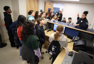 Future Falcon Academy tours police station