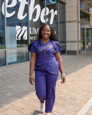 Lizzy Lartey Heritage scrubs nursing