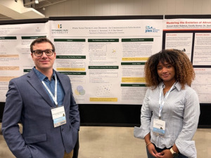 Rohanji Novas and Charlie Stevenson at Mathematics Meetings