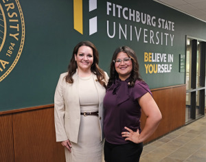 Yarielys Morales student rep and President Donna Hodge