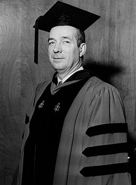 James J. Hammond in graduation attire