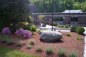 Outside Holmes Dining Common