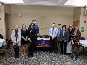 The Spring 2019 Pi Mu Epsilon inductees