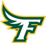 The Fitchburg State falcon head logo